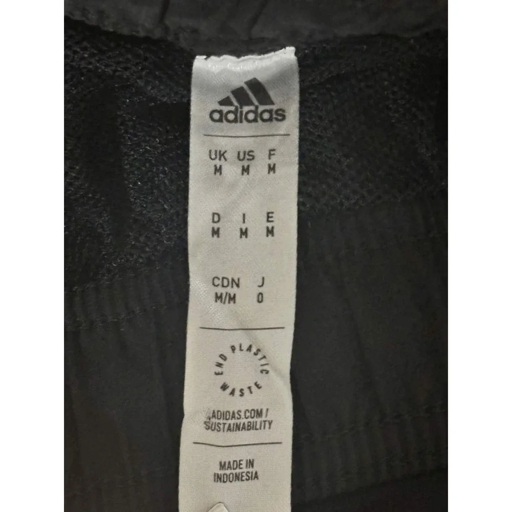 Adidas Athletic Shorts 3-Stripe Performance Medium Black Pre-owned Gym